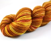 Gold Nugget--hand dyed DK weight yarn, BFL (246yds/100gm)
