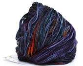 Eye of Harmony--hand dyed worsted weight, merino superwash (218yds/125gm)
