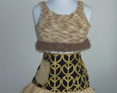 Medium Peace Half apron
