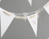 Butterfly Paper Garland, Large Pennant - Special Occasion or Event, Wedding Decoration, Party Banner, Home and Nursery Decor
