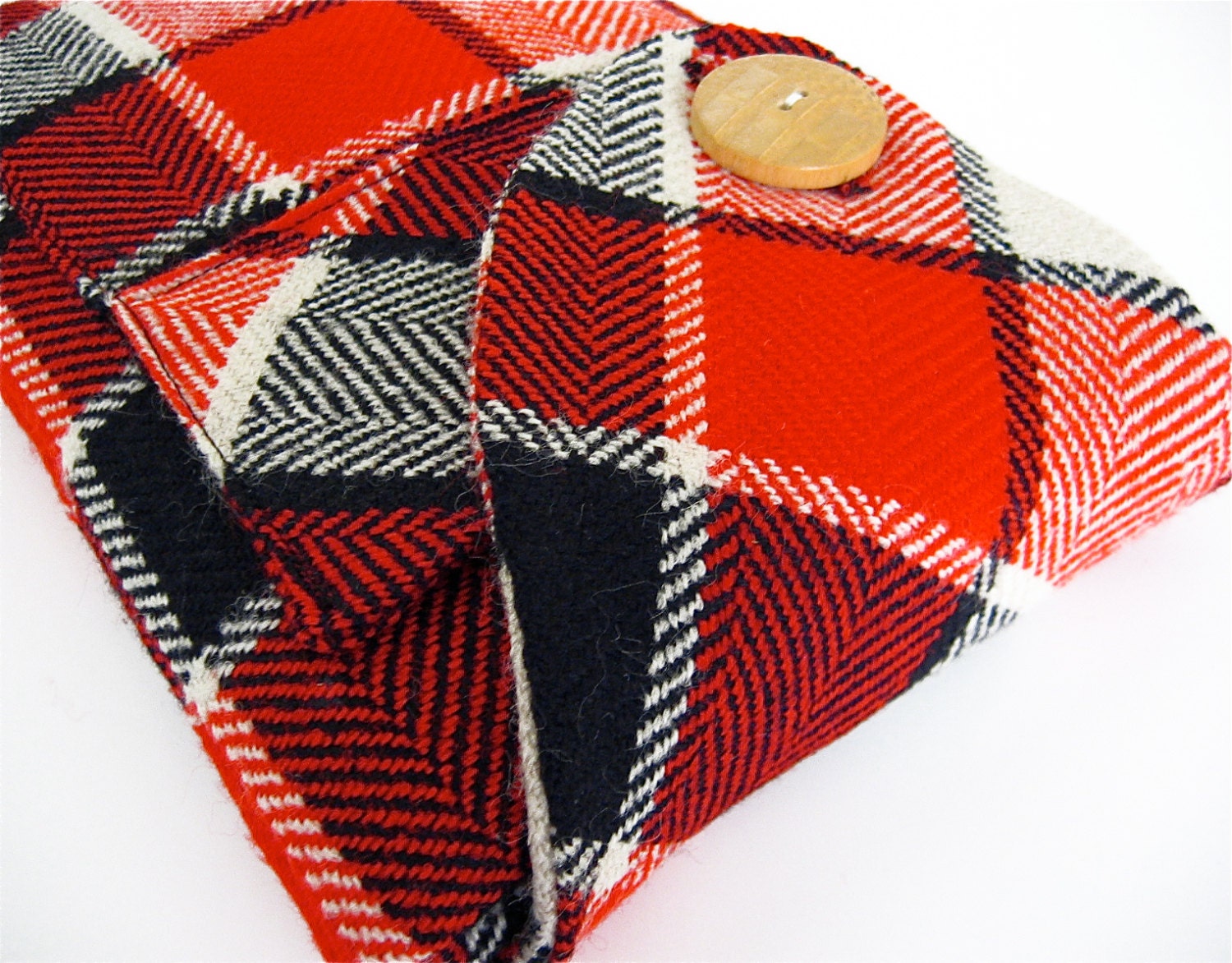 Handmade iPad mini Case Vintage Buffalo Plaid iSockit