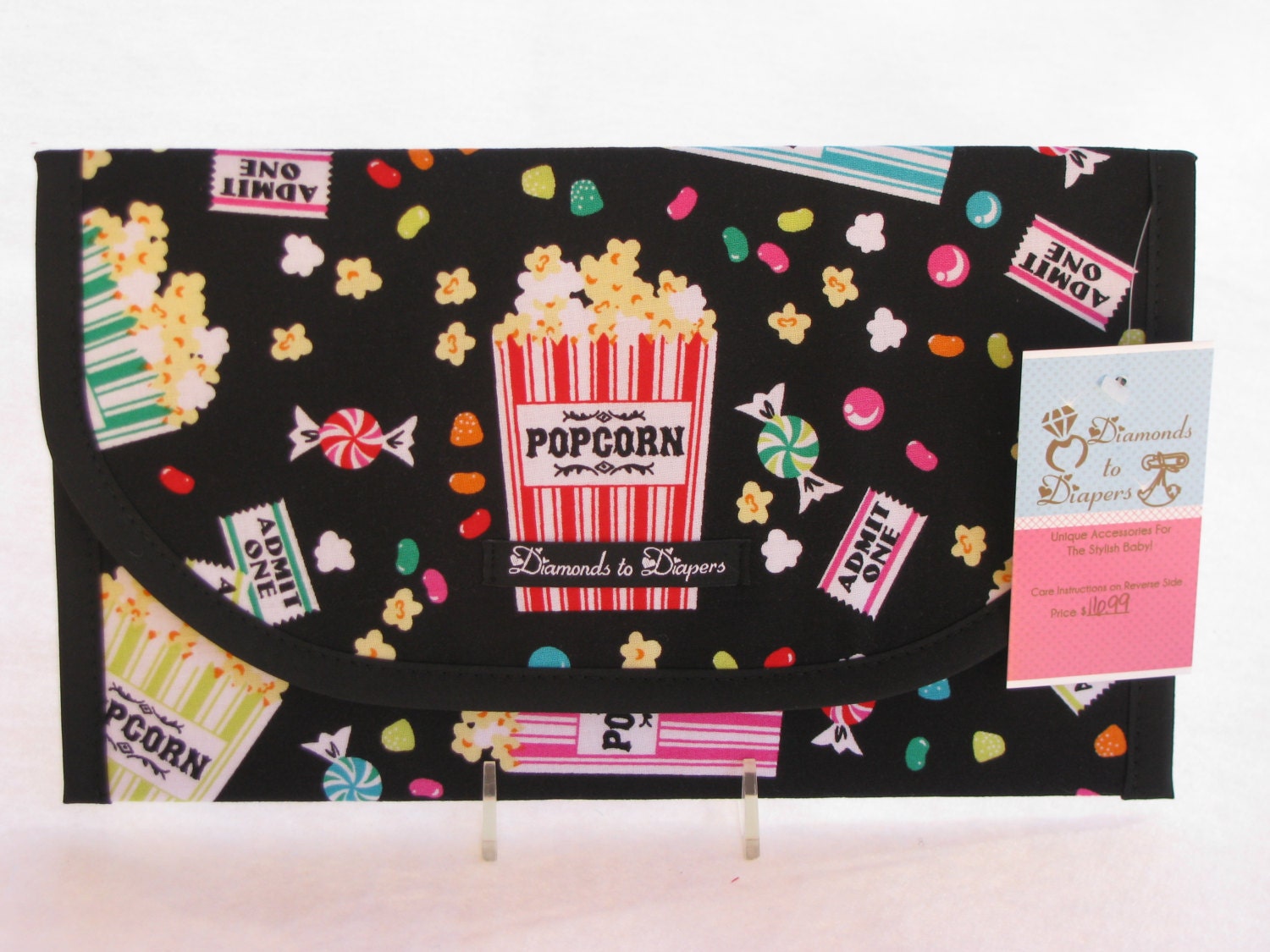 At The Movies Diaper and Wipes Case Holder Clutch