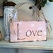 LOVE 9 x 5 Shabby Cottage Pink VALENTINES DAY Signs Vintage Style