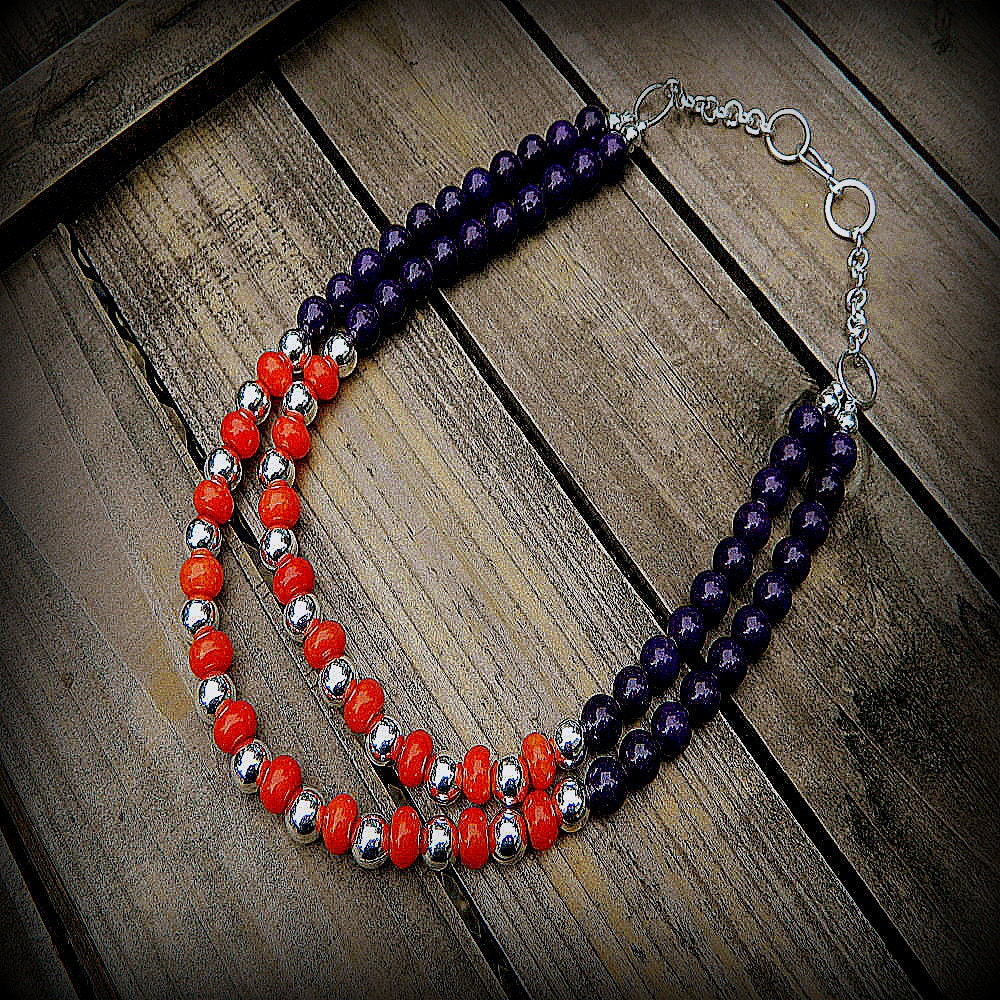 Harvest, Western Cowgirl Southwestern Boho Jade Stone Necklace