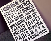 Customized Wedding Sign Typography "ELITE" Series Word Art Canvas art personalized Words and phrases wall art 30X40