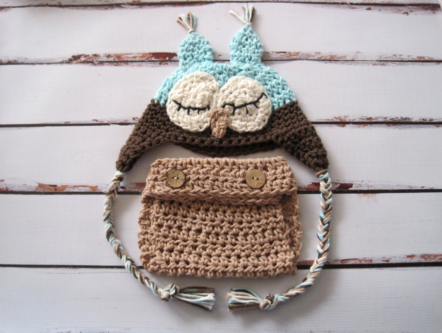 Baby Boy Owl Hat, Baby Owl Hat, Crochet Baby Hat, Baby Diaper Cover Set, Newborn Hat, Baby Animal Hat, Infant Owl Hat, Baby Boy Hat, Blue