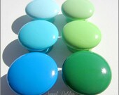 Hand Painted - Dresser Drawer Knobs - Sweet Petites Boutique - Trending Nursery Collections - Pacific Ombre