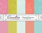 Instant Download--Spring Grunge Digital Background Papers