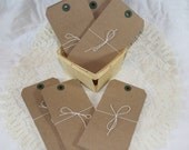 Extra Large Kraft Shipping Tags - bundle of 10