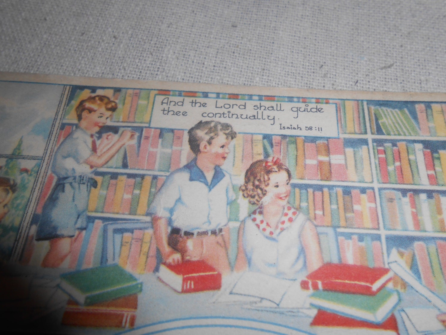 Vintage Rally Day Sunday School Post Card