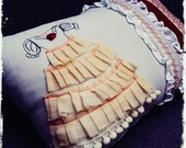 Romantic Velvet Collage Pillow