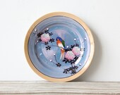 Set of Regency Bird Lusterware Plates