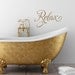 Relax - Vinyl Wall Decal Lettering Art Design