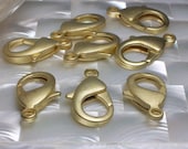 Lobster Clasp Matte Gold 27mm 1pc X-Large/Jumbo