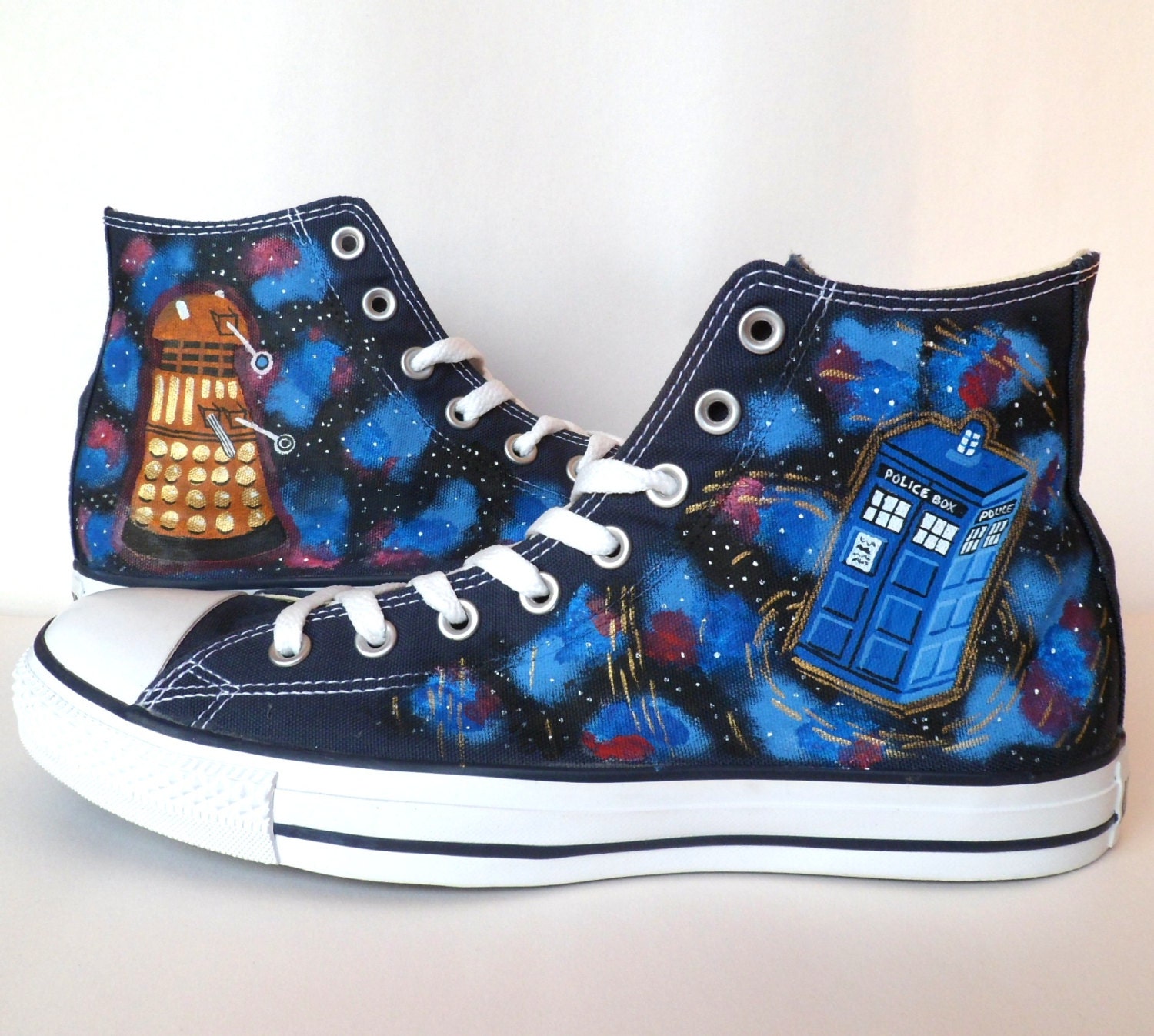 Doctor Who Converse - Dalek and Tardis