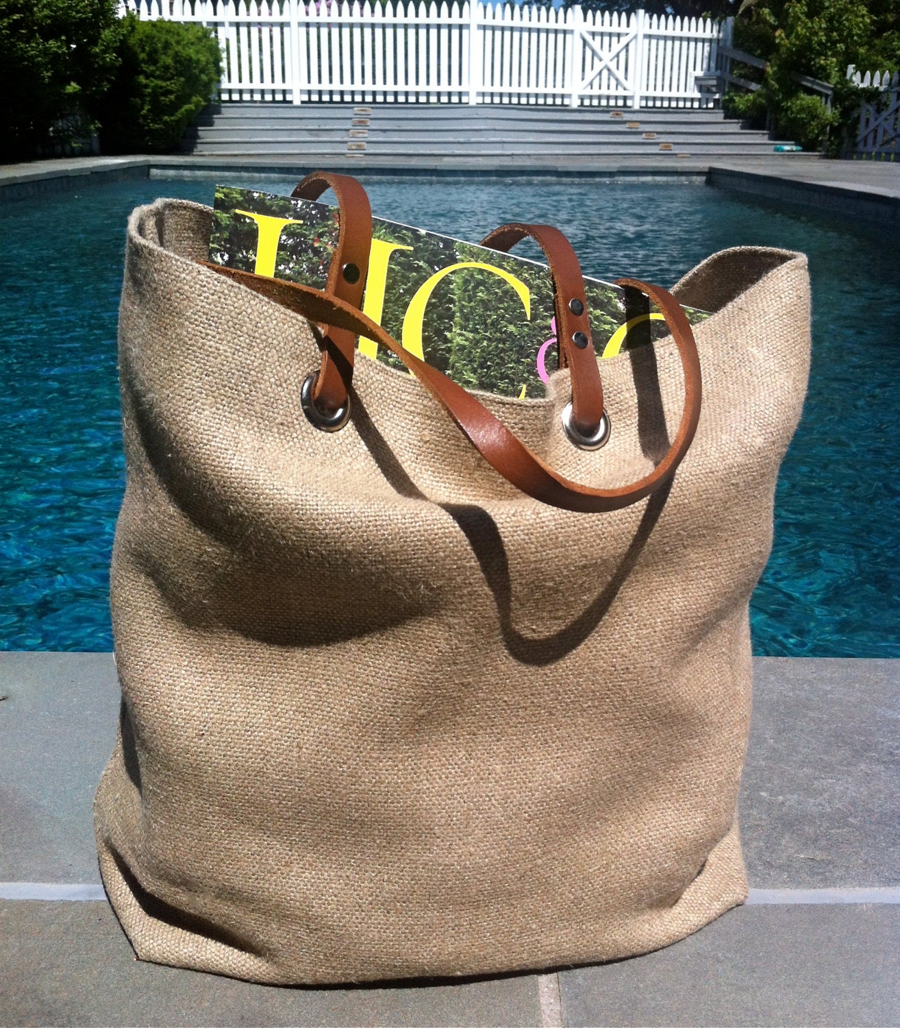 Jute Beach Bag, Woven Tote Bag, Summer Tote Bag, Casual Tote Bag, Plain Tote Bag, Neutral Tote, Natural Tote Bag