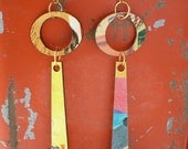 Loop and Monkey Bar earrings