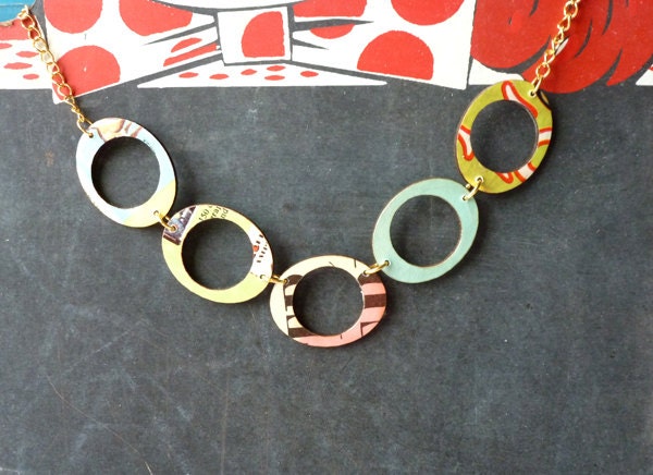 Loop de Loop small loop necklace A