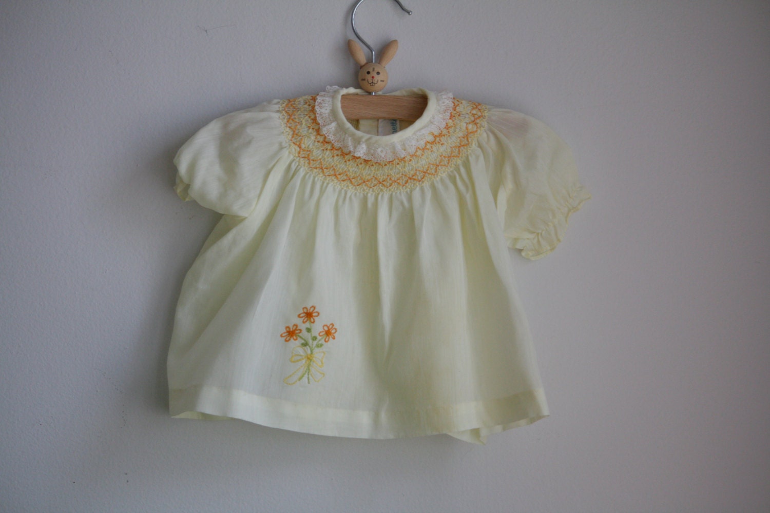 Vintage Smocked Nannette Dress