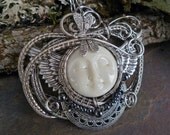 Small Wing Angel and Dragonfly Pendant by Twisted Sister Arts