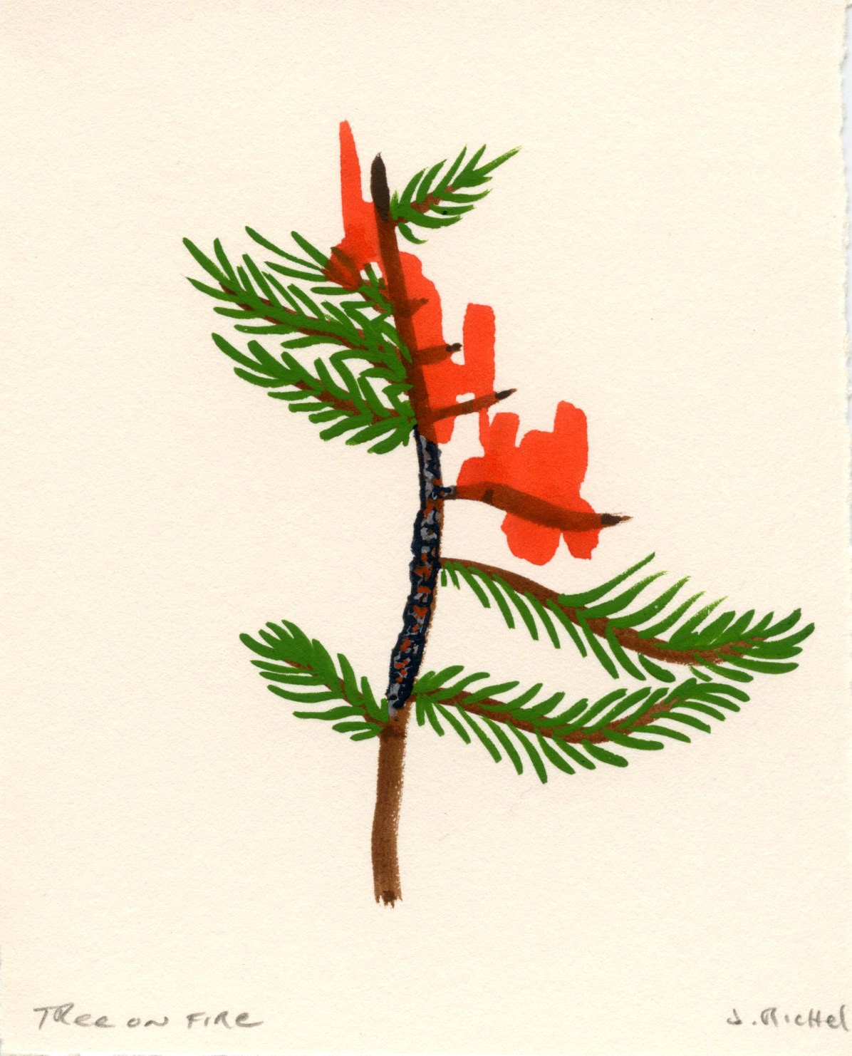 Original Gouache Painting