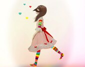 Rainbow Somnambulist - Digital Illustration Art Print 10x8