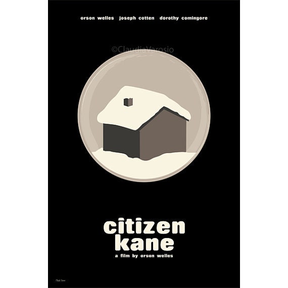 Movie poster Citizen Kane 12x18 inches print