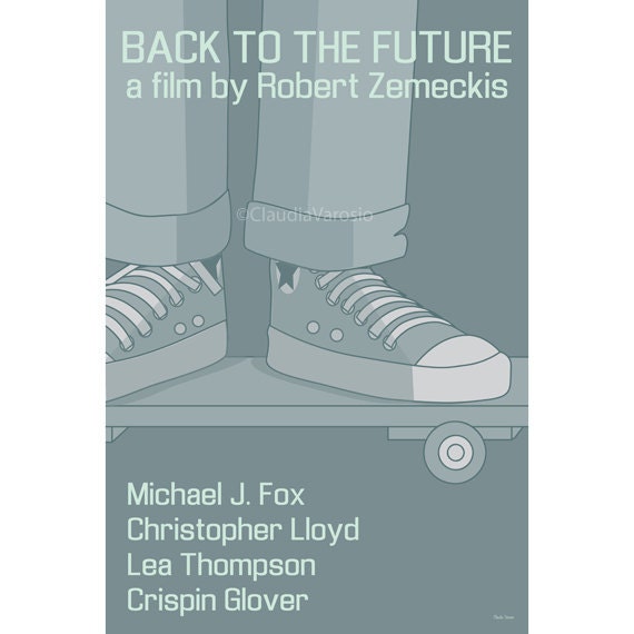 Back to the Future I 12x18 inches movie poster