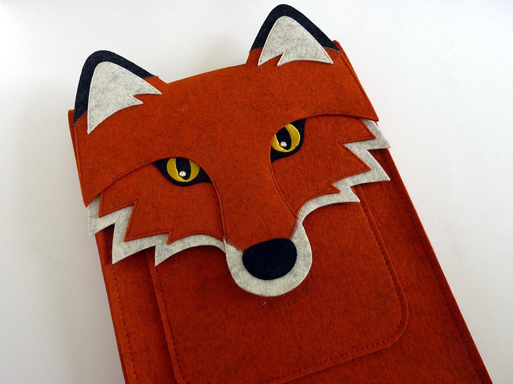 Fox MacBook Pro RETINA 13 inch sleeve - Made to order