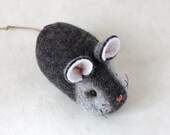 Mouse Plush Wool - Pocket Mouse - Everyday Gray