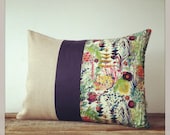 LIMITED EDITION: Abstract Floral Liberty Print Pillow by JillianReneDecor - Watercolor Flowers - Decorative Home Decor - Tresco C Tawn Lawn