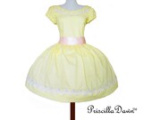 Lemon Buttercup Spring 2013 Doll Inspired Puffed Sleeved Dress Summer Wedding