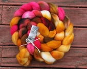 how insensitive. hand dyed new zealand perendale. 4.4oz./124g