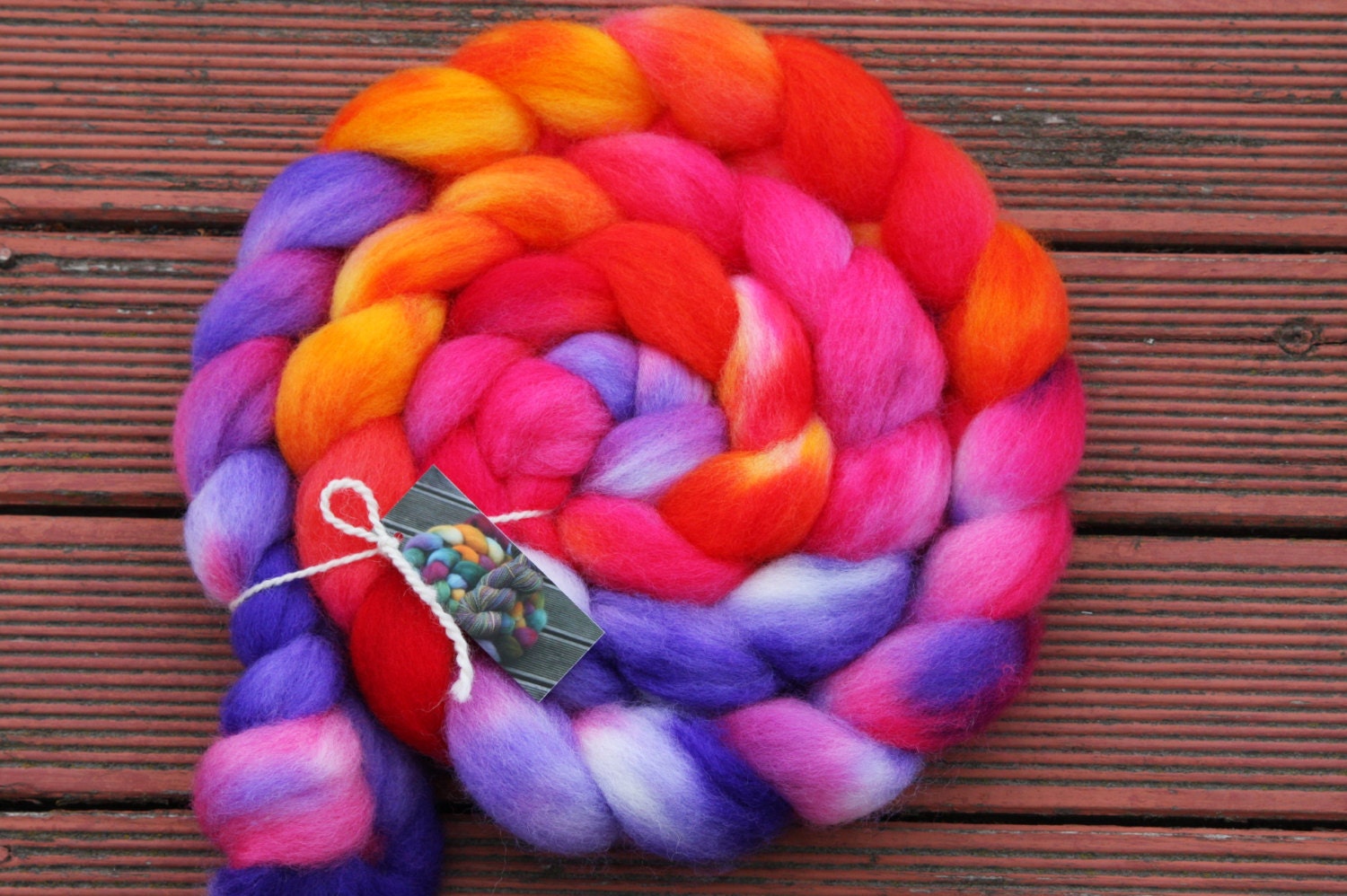 slumber party. hand dyed new zealand perendale. 4.3oz./121g