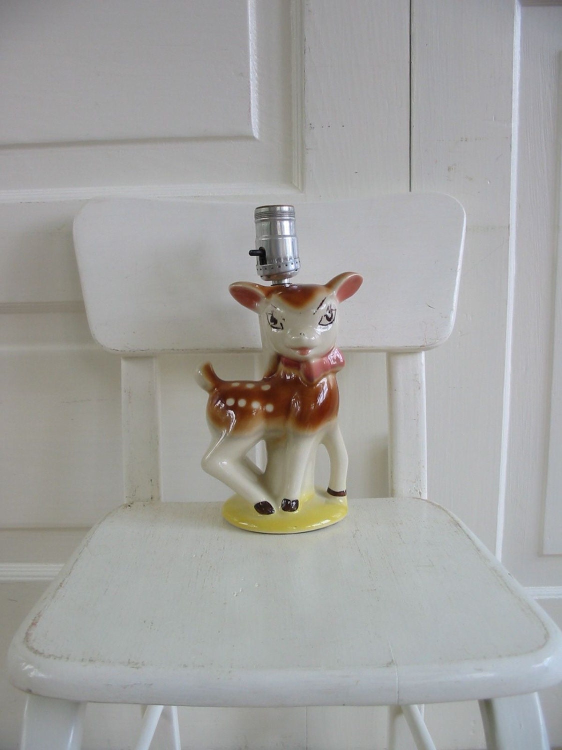 Vintage Deer Lamp Children Nursery Baby Bambi