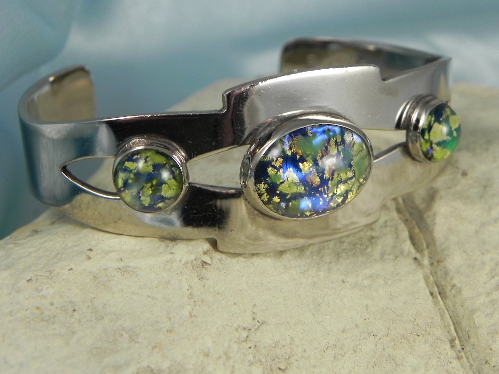 Taxco Sterling Cuff Bangle Bracelet