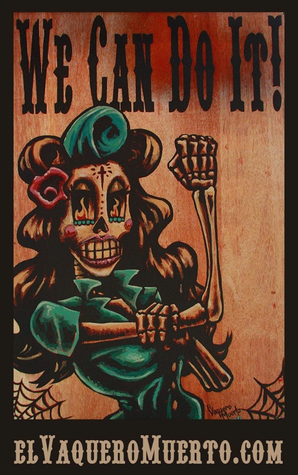 8x12 We Can Do It giclee print on canvas