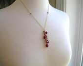 Ruby Tassel Necklace-Troubadour