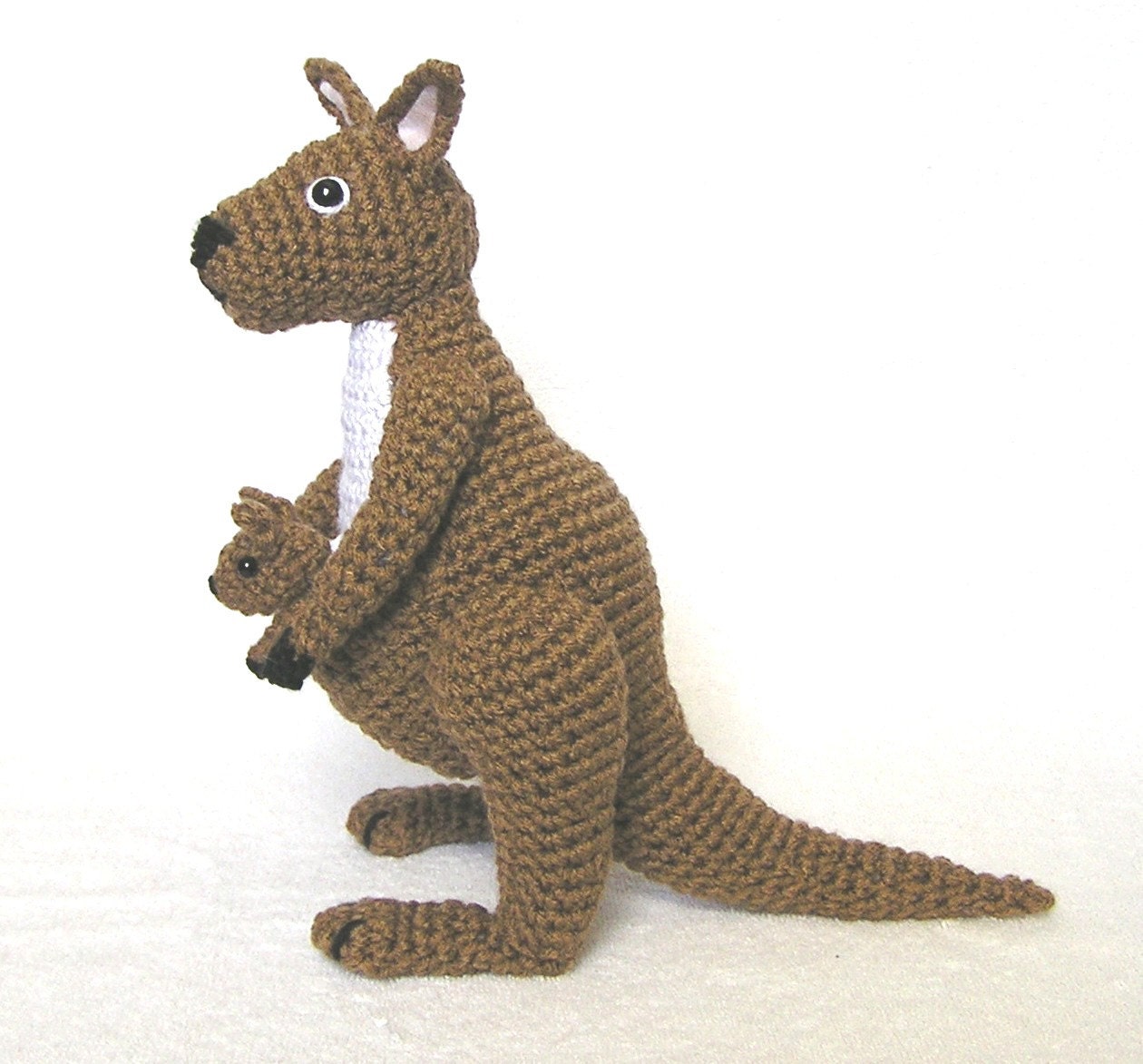 PDF Crochet Pattern KANGAROO and  BABY