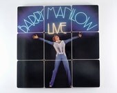 BARRY MANILOW - Coasters with Barry Manilow Live Warped Record Bowl