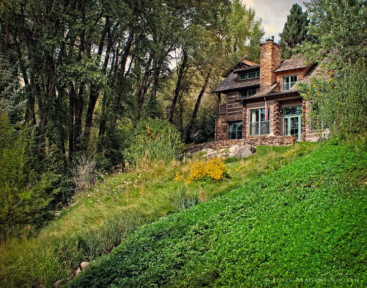 Cabin Photos -Aspen Colorado -Cabin in the Woods -Rustic Decor -Home and Garden -Colorado Fine Art Photography -8x10 Print