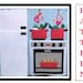 Play Kitchen Playhouse Wall or WALL HANGING, Pattern PDF, Instant Download After Purchase