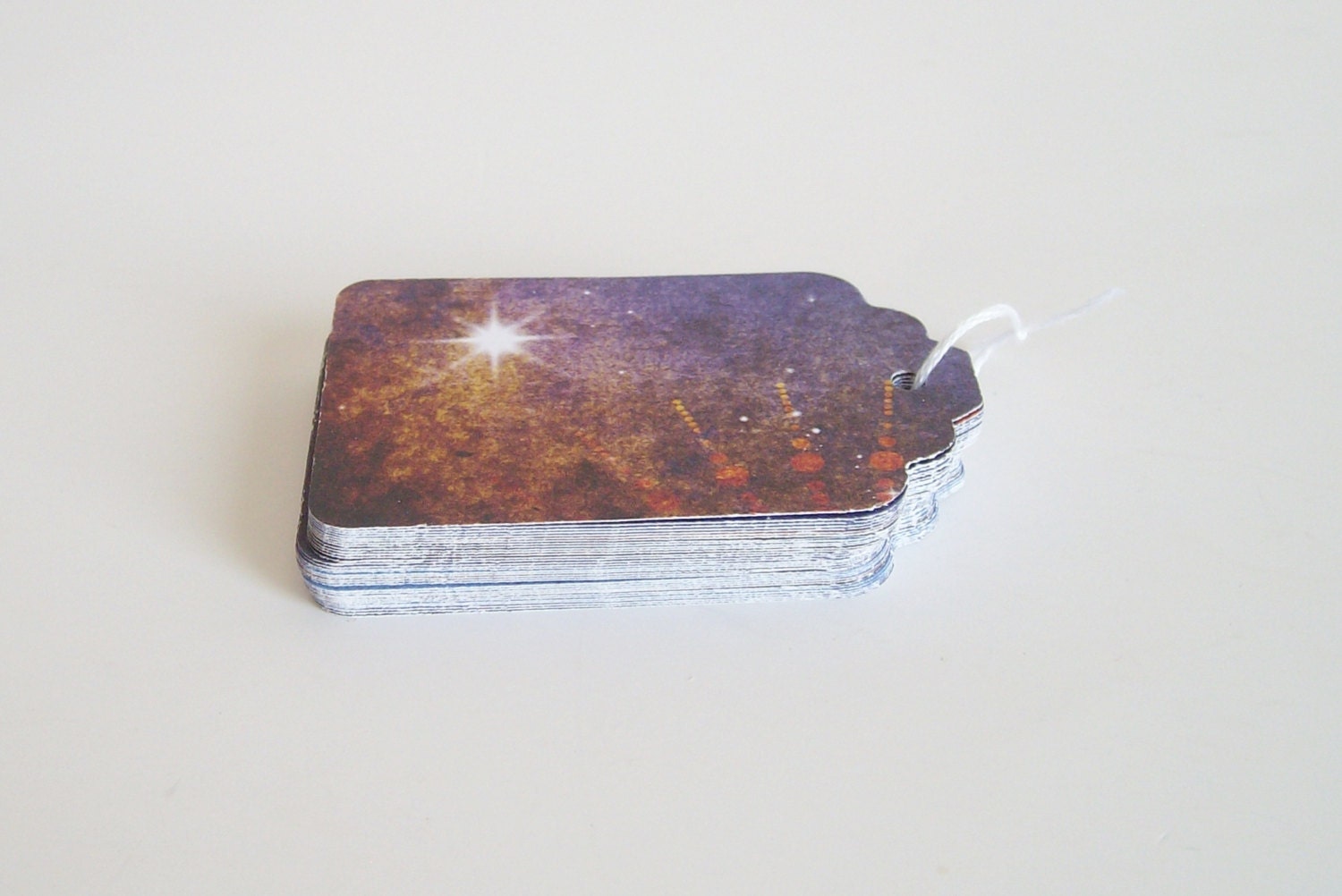34 Galaxy tags, hang tags, gift tags, space theme tag, scrapbook tag, product tag, gift label, wishing tree tag