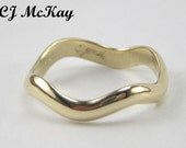 Wave Wedding Band CR14K