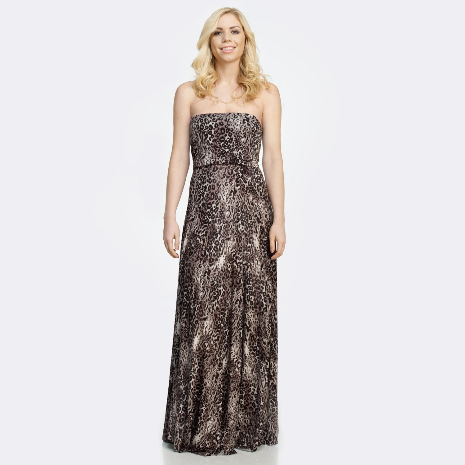 Maxi Animal Print Dress