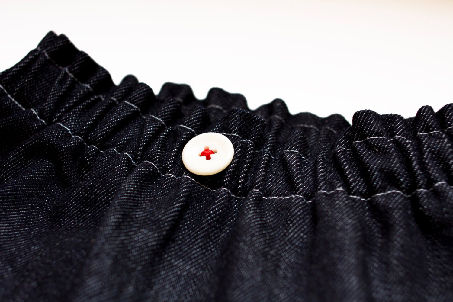 Skinny red denim jeans