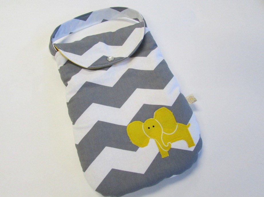 Elephant Mini Diaper Bag - Chevron Diaper Bag - Elephant - New Baby - Baby Shower Gift