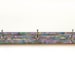 Wall Coat Rack Handmade Paper Horizontal Colorful Mosaic Pastel Striped