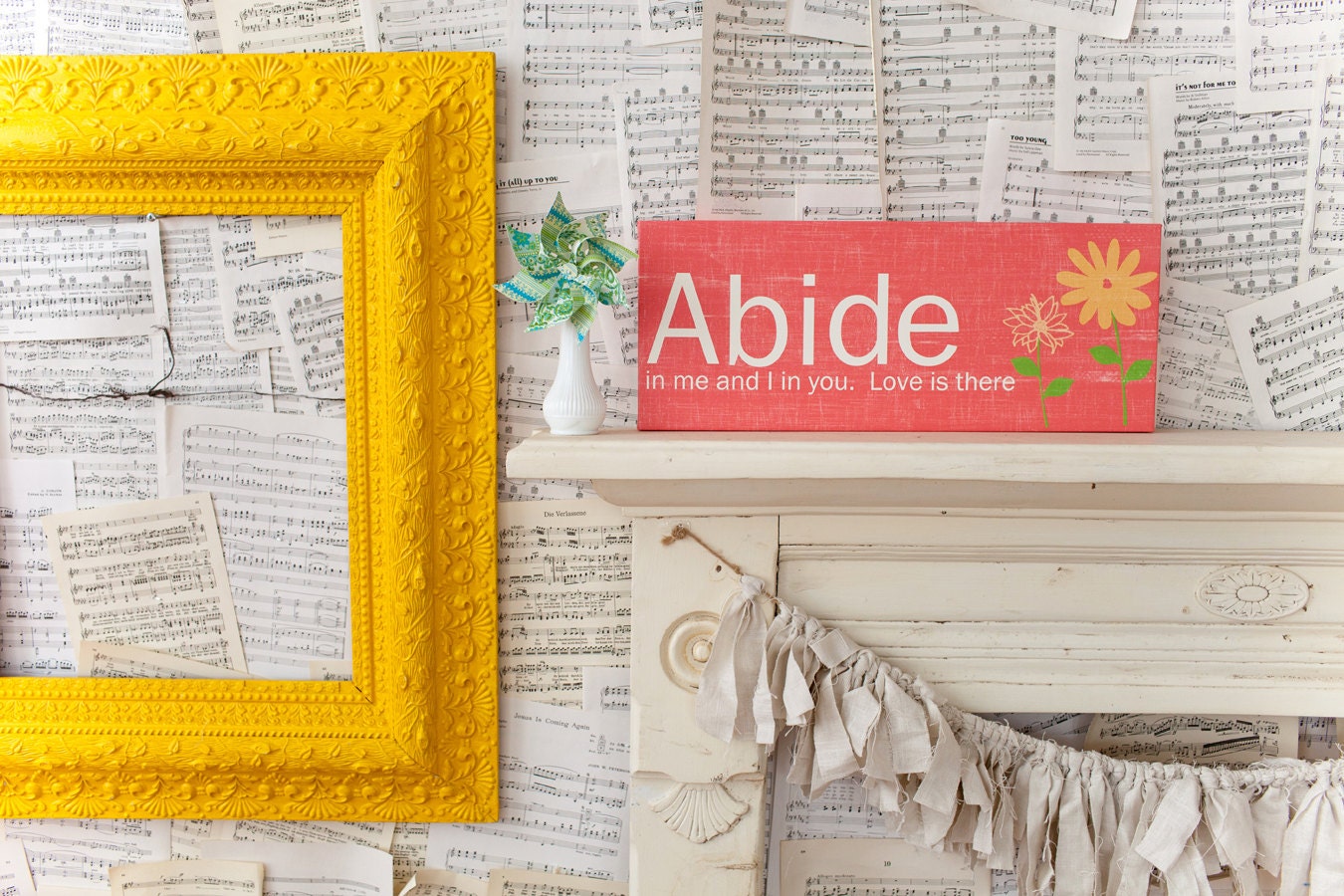 Abide 8x20 Gallery Wrap Canvas Art Print