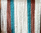 Weaving kit for striped towels/napkins/table runner.